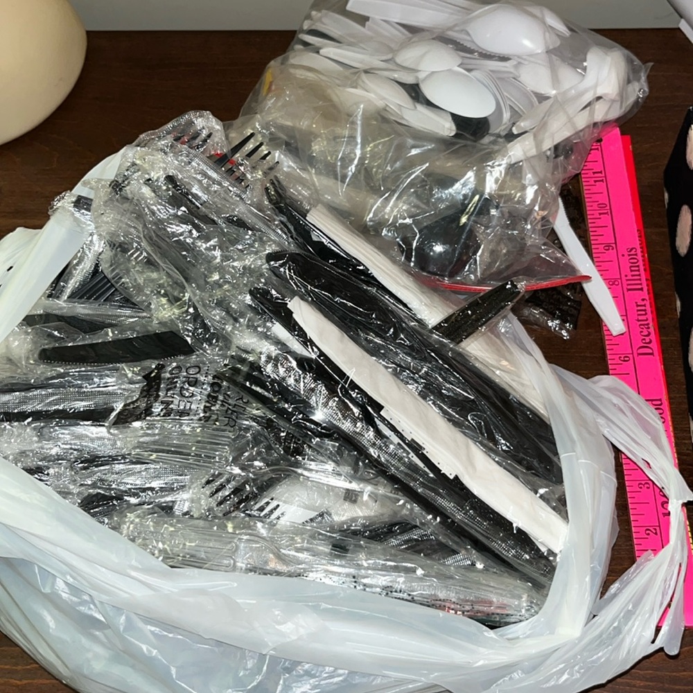 Free with Purchase Plastic Cutlery Lot